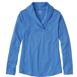 L.L. Bean Shawl Collar Top